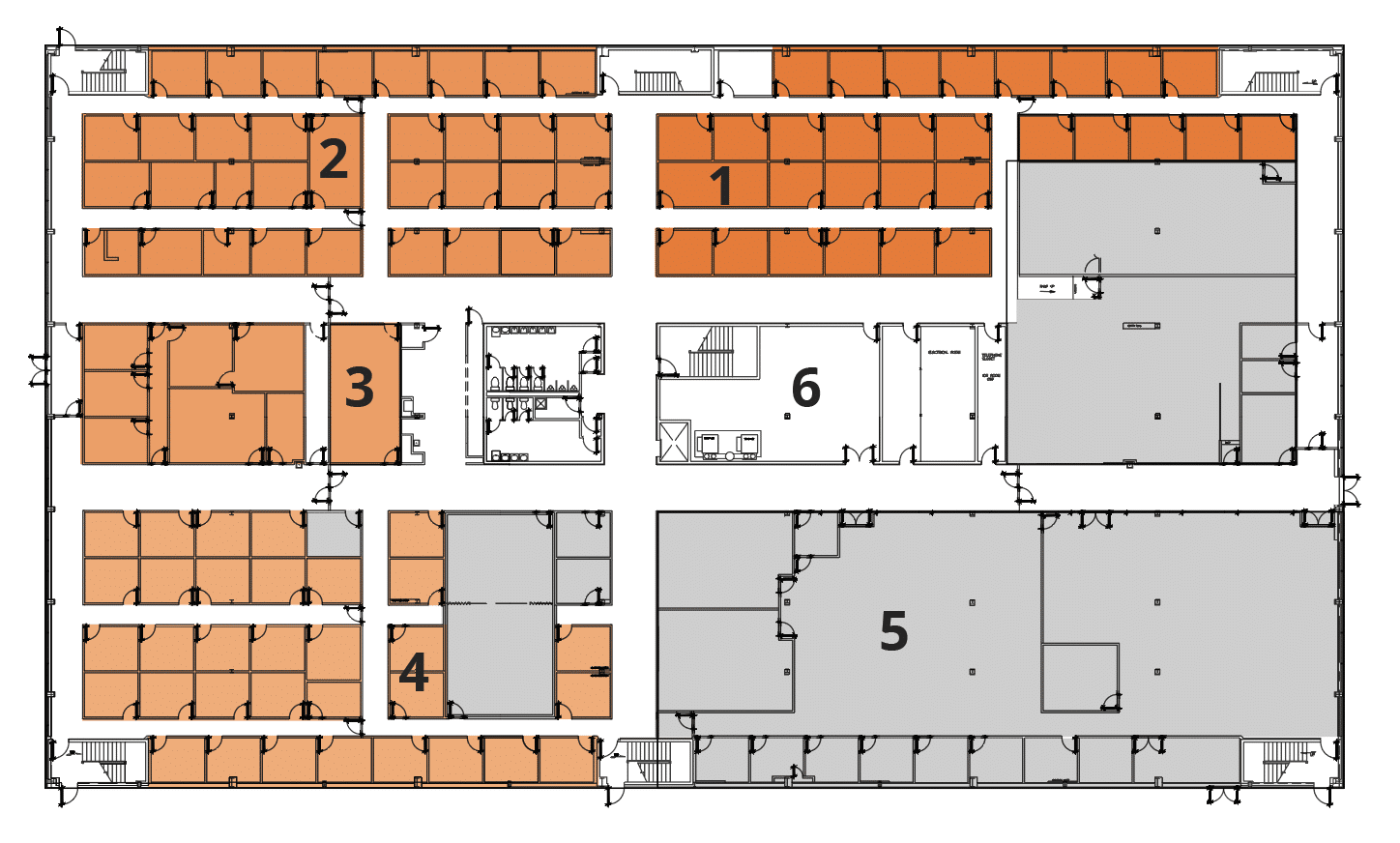 1901 Clark St (Building 250) Floor Plan