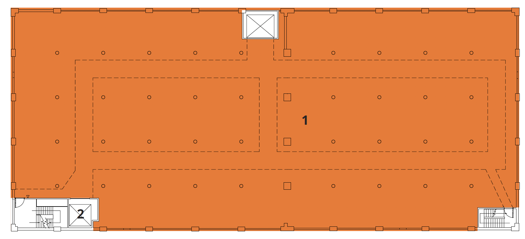 1101 Clark St (Building 38) Floor Plan