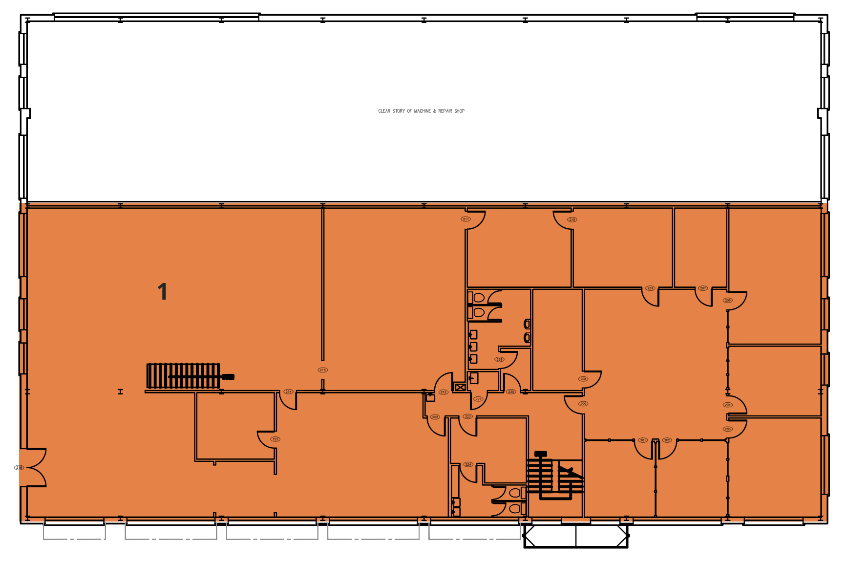 PhoenixInvestors_4601D W Greenfield Ave; West Milwaukee, WI 6.25.26 Floor Plan 2 4601D W Greenfield Ave (Buildings D-F) Floor Plan